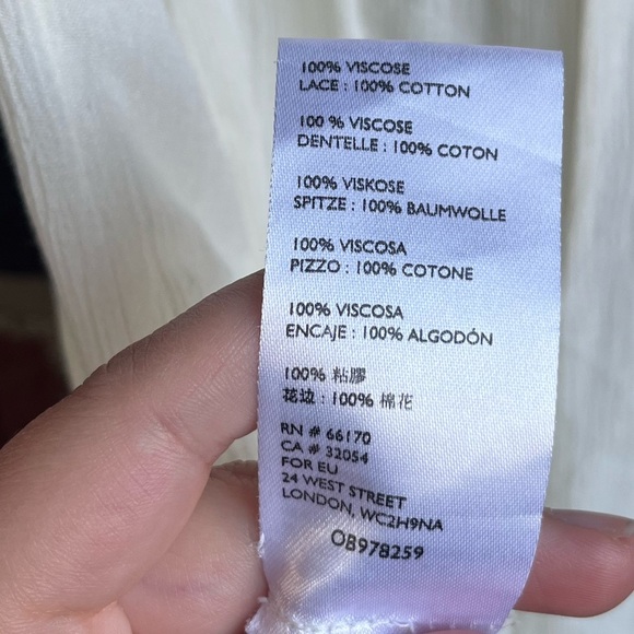 Anthropologie Bristol Embroidered Blouse Size 10 - Picture 10 of 14